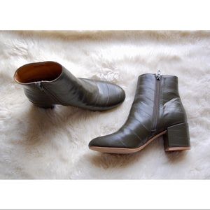 Urban Outfitters | Olive Colored Ankle Boot
